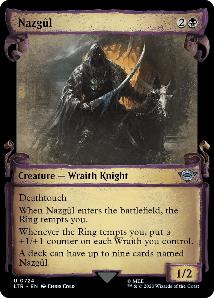 Nazgul (0724) [The Lord of the Rings: Tales of Middle-Earth Showcase Scrolls] | Cracking-Singles