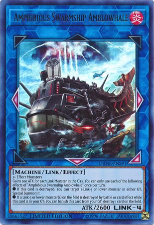 Amphibious Swarmship Amblowhale [DANE-ENSP1] Ultra Rare | Cracking-Singles