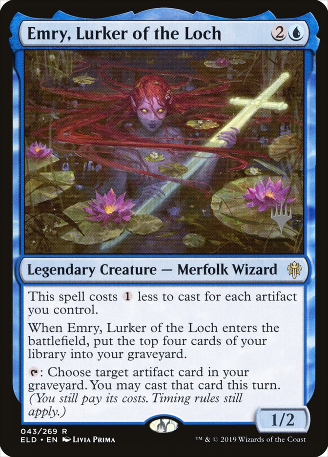 Emry, Lurker of the Loch (Promo Pack) [Throne of Eldraine Promos] | Cracking-Singles