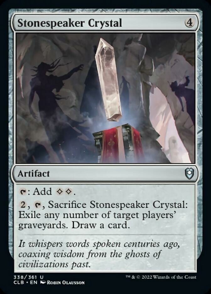 Stonespeaker Crystal [Commander Legends: Battle for Baldur's Gate] | Cracking-Singles