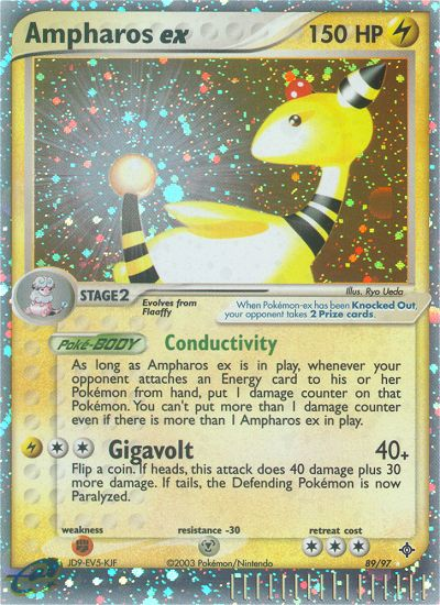 Ampharos ex (89/97) [EX: Dragon] | Cracking-Singles