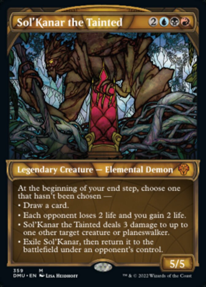 Sol'Kanar the Tainted (Showcase Textured) [Dominaria United] | Cracking-Singles