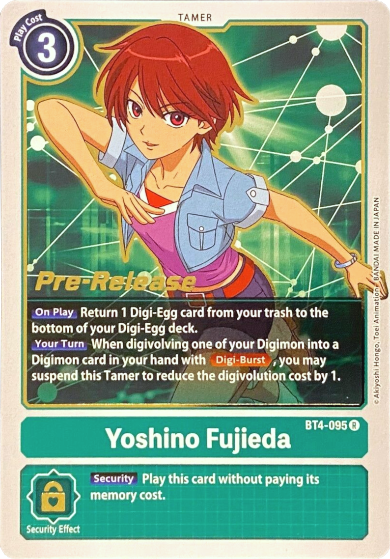 Yoshino Fujieda [BT4-095] [Great Legend Pre-Release Promos] | Cracking-Singles