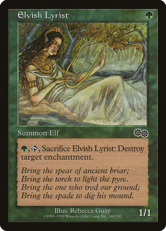 Elvish Lyrist [Urza's Saga] | Cracking-Singles