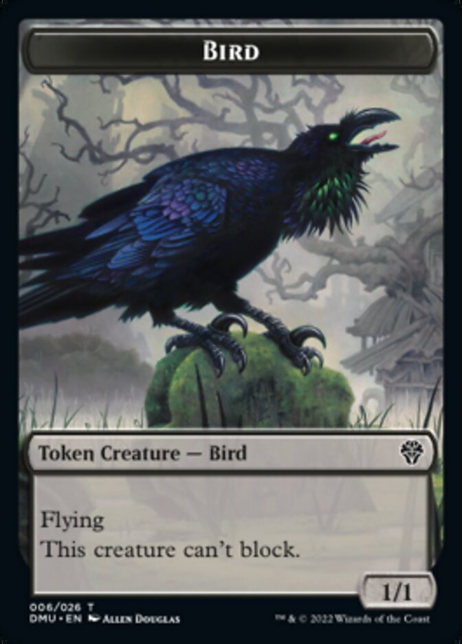 Bird Token (006) [Dominaria United Tokens] | Cracking-Singles