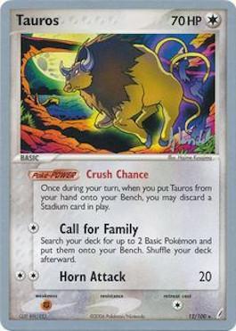 Tauros (12/100) (Empotech - Dylan Lefavour) [World Championships 2008] | Cracking-Singles