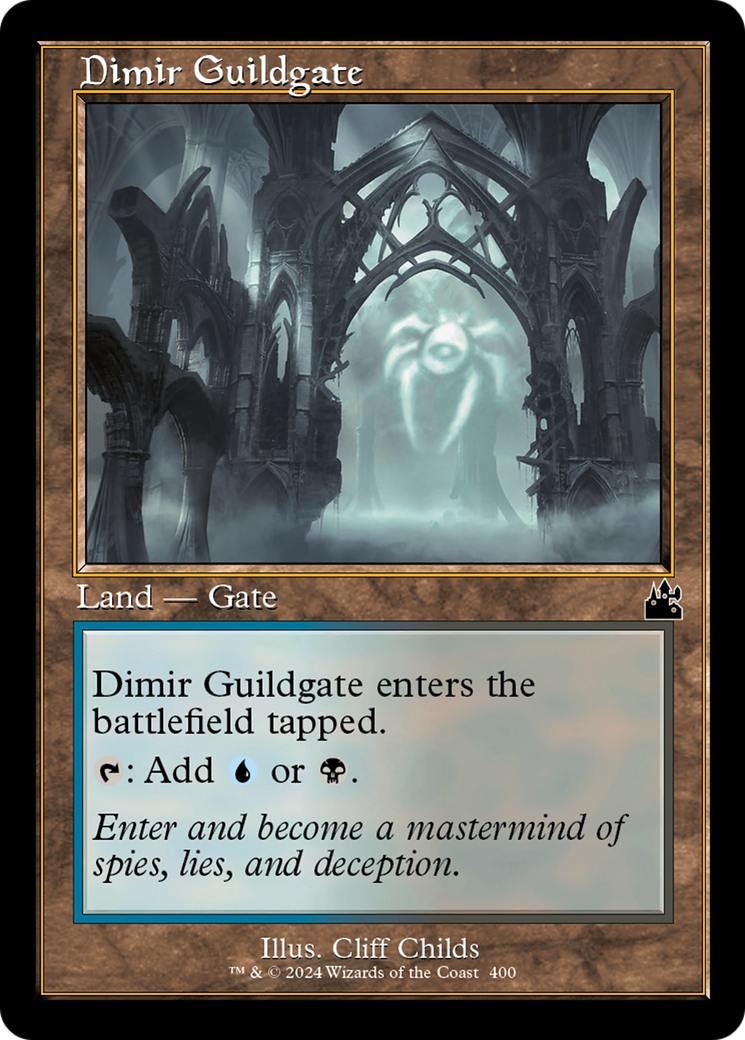 Dimir Guildgate (Retro Frame) [Ravnica Remastered] | Cracking-Singles