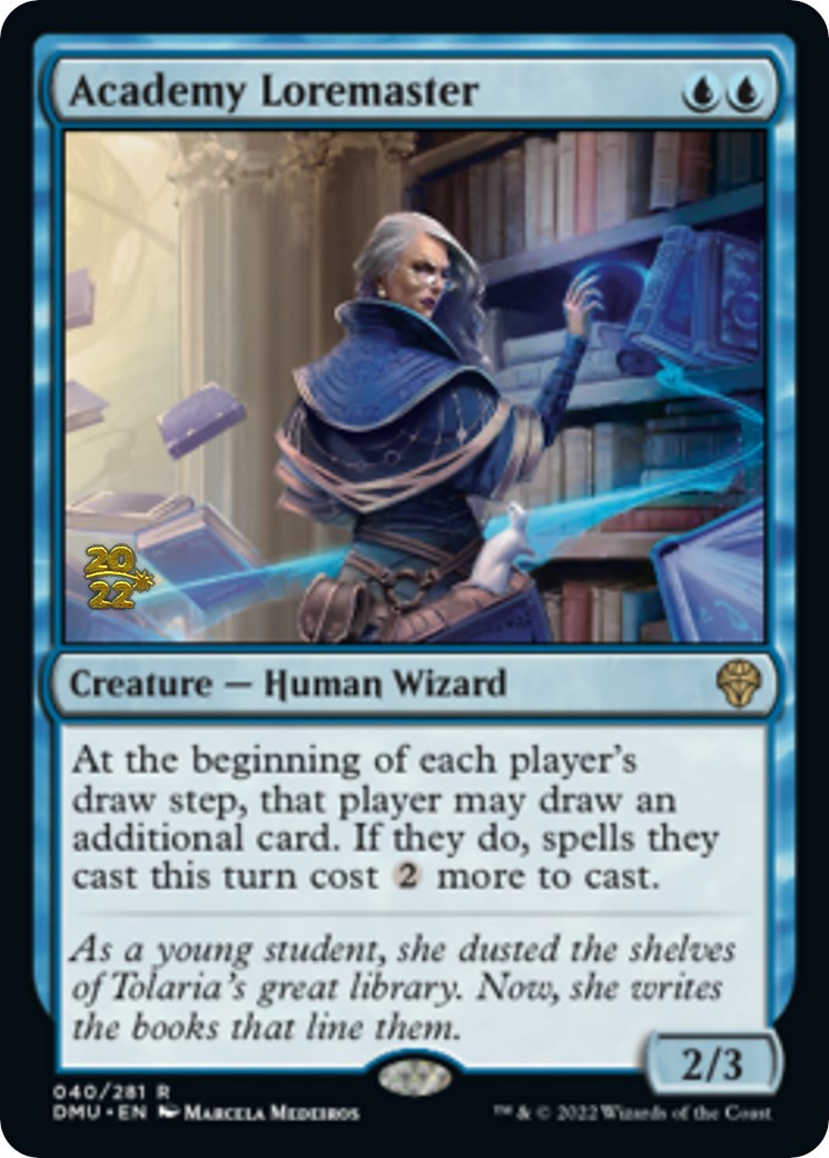 Academy Loremaster [Dominaria United Prerelease Promos] | Cracking-Singles