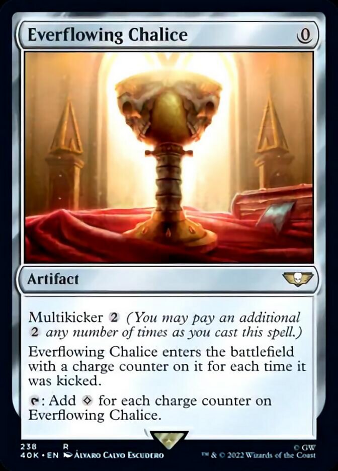 Everflowing Chalice (Surge Foil) [Universes Beyond: Warhammer 40,000] | Cracking-Singles