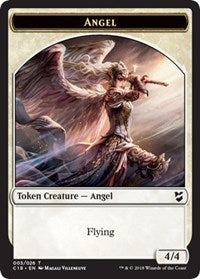 Angel // Soldier Double-sided Token [Commander 2018 Tokens] | Cracking-Singles