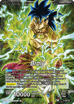 Broly // Broly, Legend's Dawning (Gold Stamped) [P-068] | Cracking-Singles