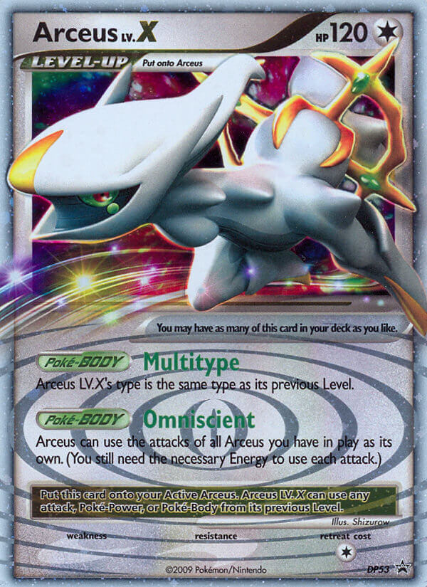 Arceus Lv.X (DP53) [Diamond & Pearl: Black Star Promos] | Cracking-Singles