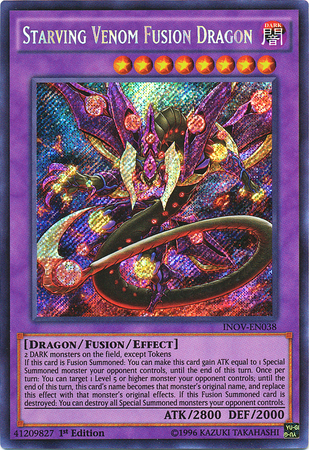 Starving Venom Fusion Dragon [INOV-EN038] Secret Rare | Cracking-Singles