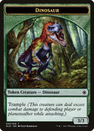 Dinosaur (005) Token [Ixalan Tokens] | Cracking-Singles