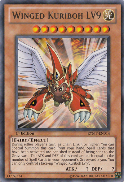 Winged Kuriboh LV9 [RYMP-EN014] Rare | Cracking-Singles