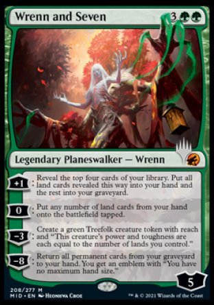 Wrenn and Seven (Promo Pack) [Innistrad: Midnight Hunt Promos] | Cracking-Singles