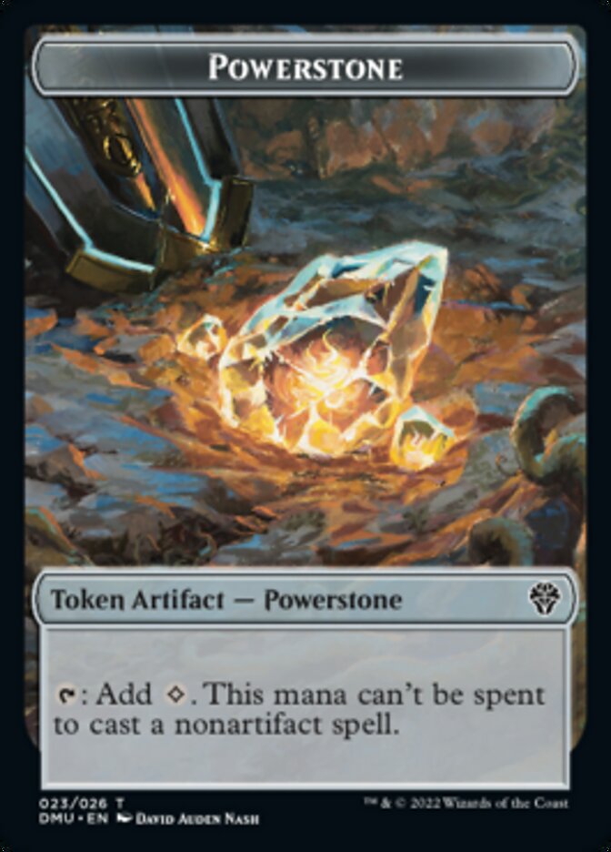 Powerstone Token [Dominaria United Tokens] | Cracking-Singles