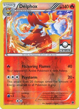 Delphox (13/124) (League Promo) [XY: Fates Collide] | Cracking-Singles