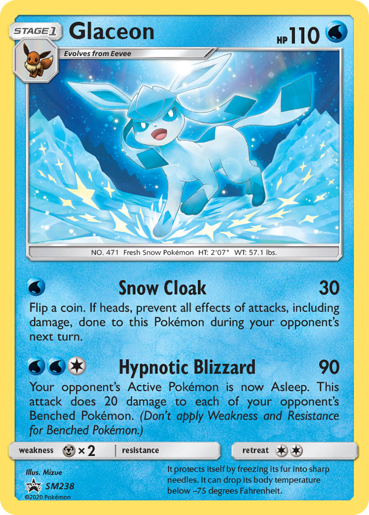 Glaceon (SM238) [Sun & Moon: Black Star Promos] | Cracking-Singles