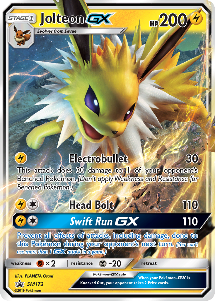 Jolteon GX (SM173) [Sun & Moon: Black Star Promos] | Cracking-Singles