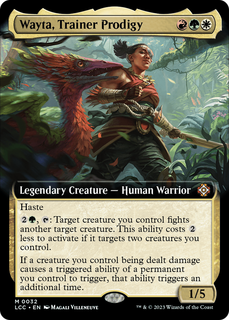 Wayta, Trainer Prodigy (Extended Art) [The Lost Caverns of Ixalan Commander] | Cracking-Singles