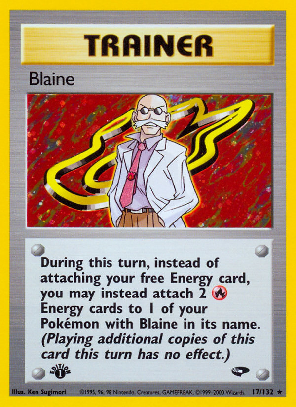 Blaine (17/132) [Gym Challenge 1st Edition] | Cracking-Singles