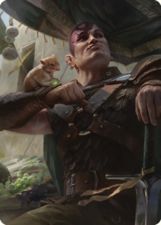 Minsc & Boo, Timeless Heroes Art Card (38) [Commander Legends: Battle for Baldur's Gate Art Series] | Cracking-Singles