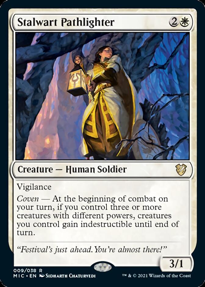 Stalwart Pathlighter [Innistrad: Midnight Hunt Commander] | Cracking-Singles