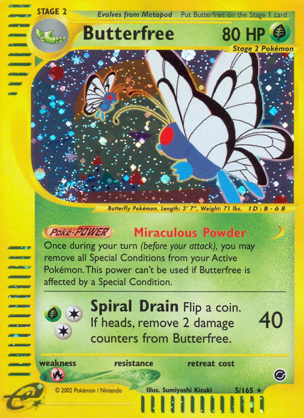 Butterfree (5/165) [Expedition: Base Set] | Cracking-Singles