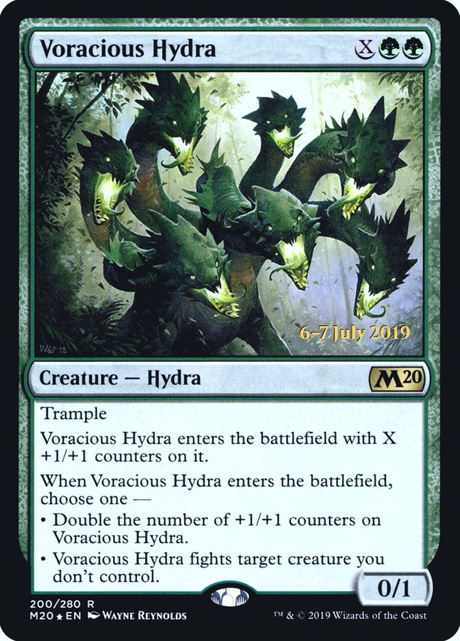 Voracious Hydra  [Core Set 2020 Prerelease Promos] | Cracking-Singles