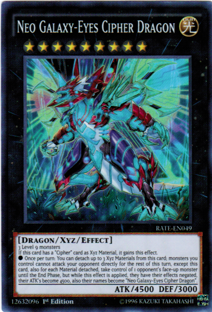 Neo Galaxy-Eyes Cipher Dragon [RATE-EN049] Super Rare | Cracking-Singles