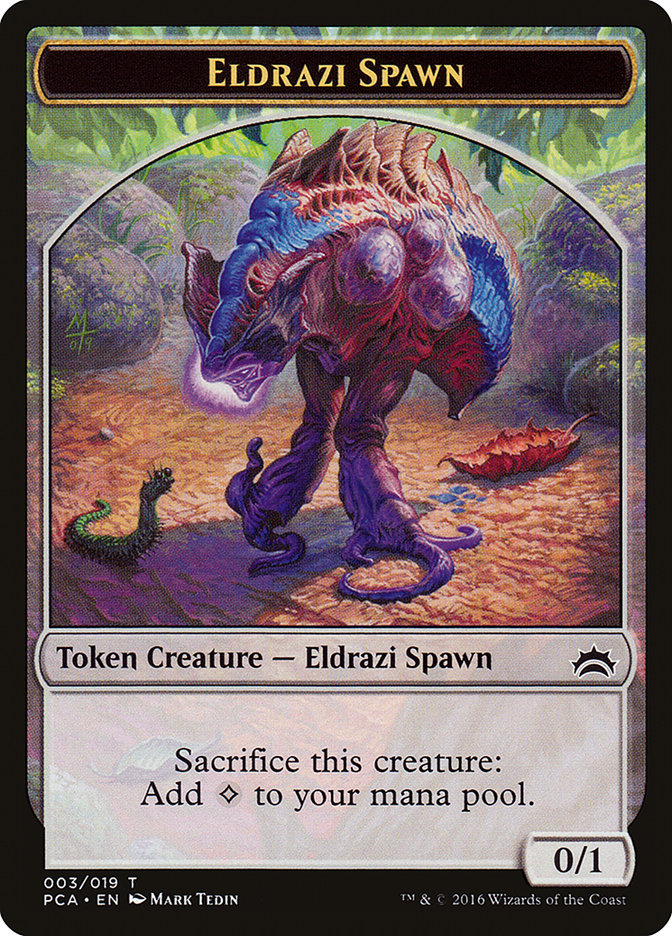 Eldrazi Spawn // Eldrazi  (003/019) [Planechase Anthology Tokens] | Cracking-Singles