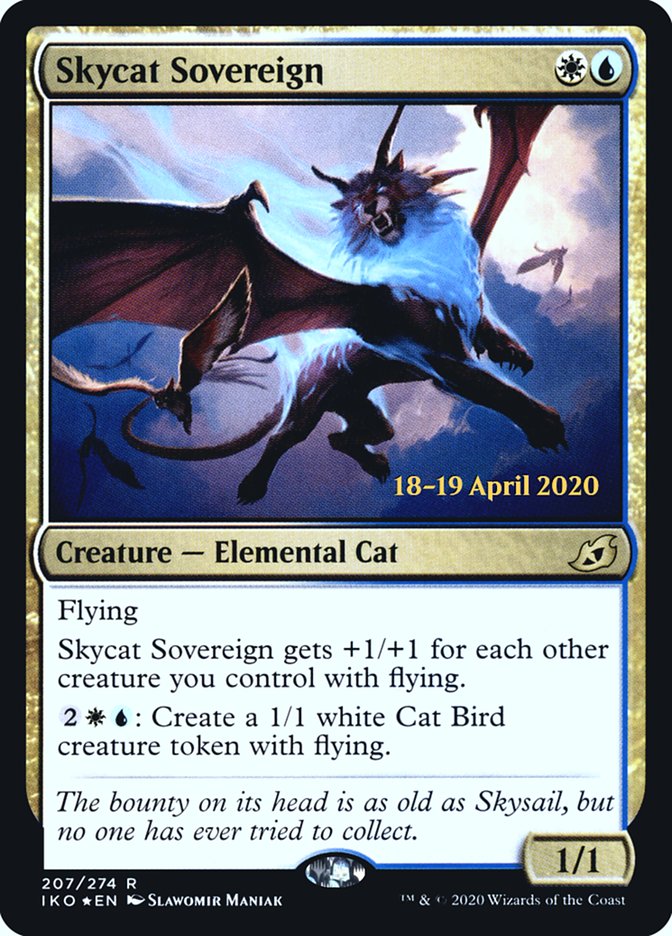 Skycat Sovereign  [Ikoria: Lair of Behemoths Prerelease Promos] | Cracking-Singles