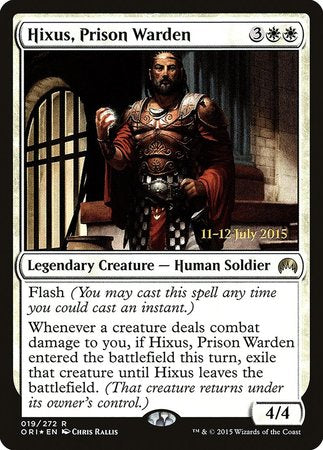 Hixus, Prison Warden [Magic Origins Promos] | Cracking-Singles