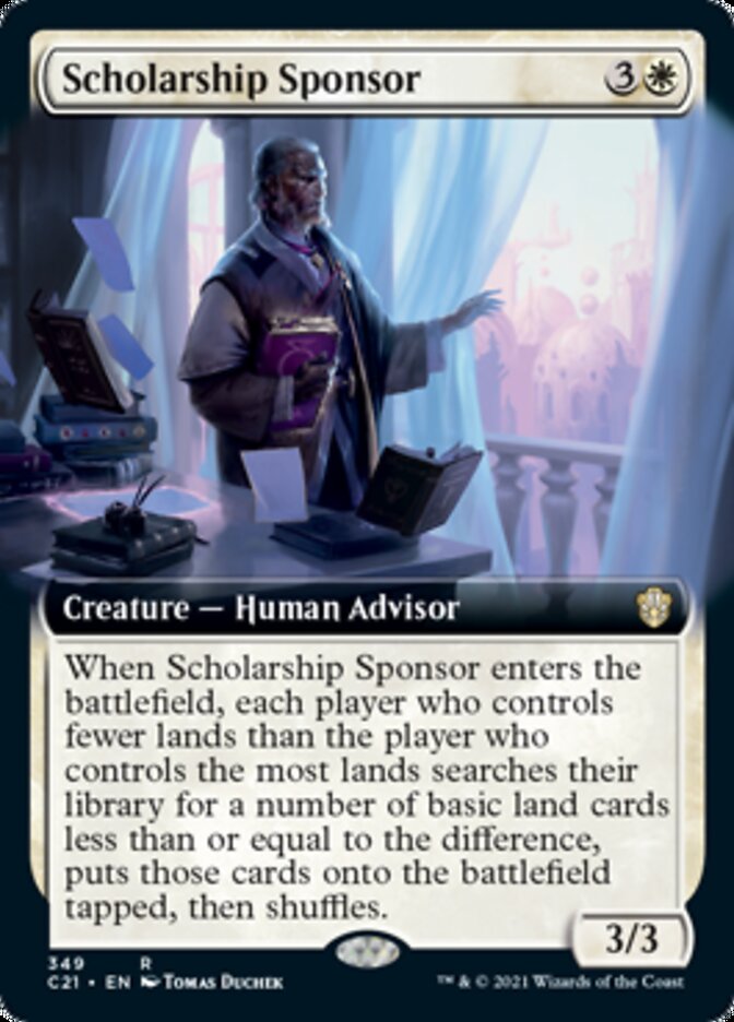 Scholarship Sponsor (Extended) [Commander 2021] | Cracking-Singles