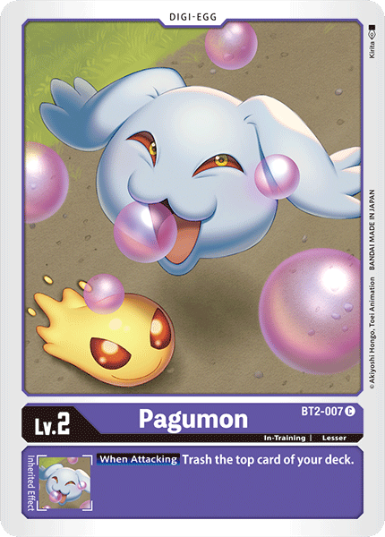 Pagumon [BT2-007] [Release Special Booster Ver.1.0] | Cracking-Singles