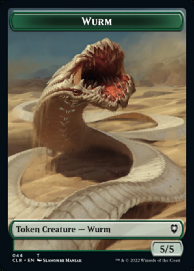 Phyrexian Beast // Wurm Double-sided Token [Commander Legends: Battle for Baldur's Gate Tokens] | Cracking-Singles