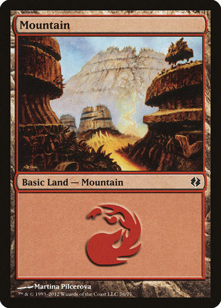 Mountain (76) [Duel Decks: Venser vs. Koth] | Cracking-Singles