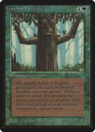 Ironroot Treefolk [Limited Edition Beta] | Cracking-Singles