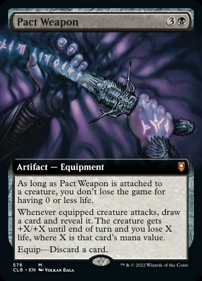 Pact Weapon (Extended Art) [Commander Legends: Battle for Baldur's Gate] | Cracking-Singles