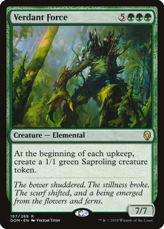 Verdant Force [Dominaria] | Cracking-Singles