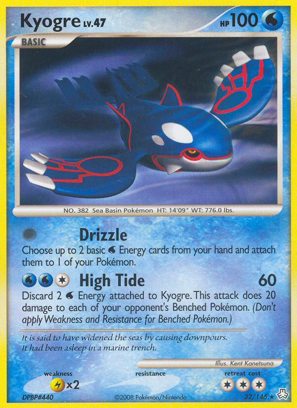 Kyogre (32/146) [Diamond & Pearl: Legends Awakened] | Cracking-Singles