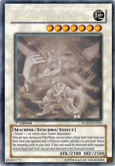 Power Tool Dragon [RGBT-EN042] Ultimate Rare | Cracking-Singles