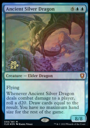 Ancient Silver Dragon [Commander Legends: Battle for Baldur's Gate Prerelease Promos] | Cracking-Singles