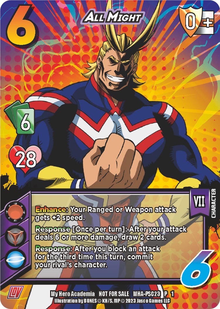 All Might (Provisional Store Championship 2023) [League of Villains] | Cracking-Singles