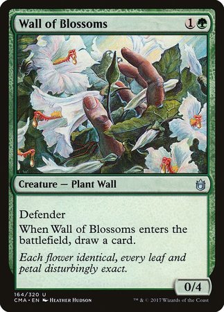 Wall of Blossoms [Commander Anthology] | Cracking-Singles