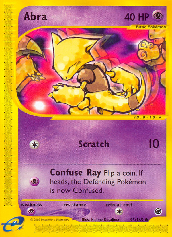 Abra (93/165) [Expedition: Base Set] | Cracking-Singles