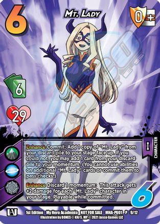 Mt. Lady [Series 1 Ultra Pack] | Cracking-Singles