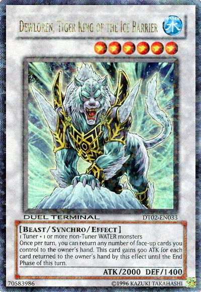 Dewloren, Tiger King of the Ice Barrier [DT02-EN033] Ultra Rare | Cracking-Singles