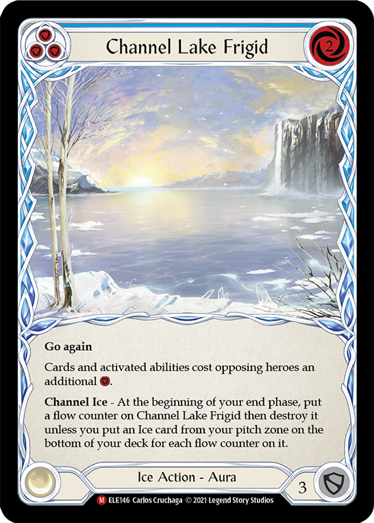 Channel Lake Frigid [ELE146] (Tales of Aria)  1st Edition Rainbow Foil | Cracking-Singles